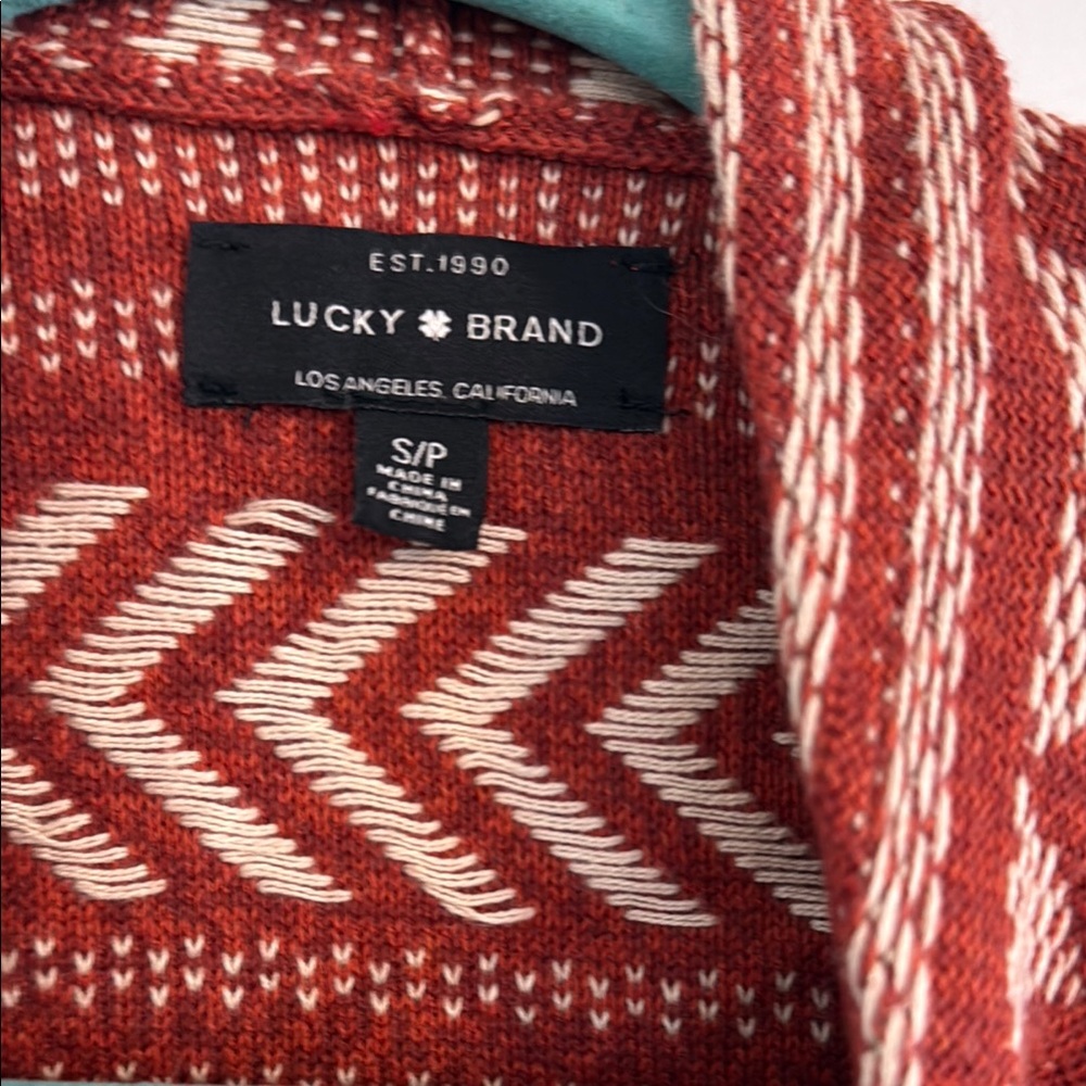 Patterned Red Sweater - image 2